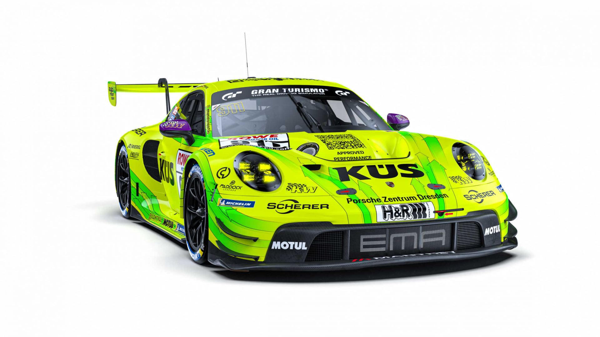 Deux Français sur la Porsche 'Grello" aux 24 H. du Nürburgring